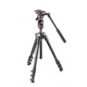 Manfrotto Befree live fluid head with Befree aluminum tripod system MVKBFR-LIVE